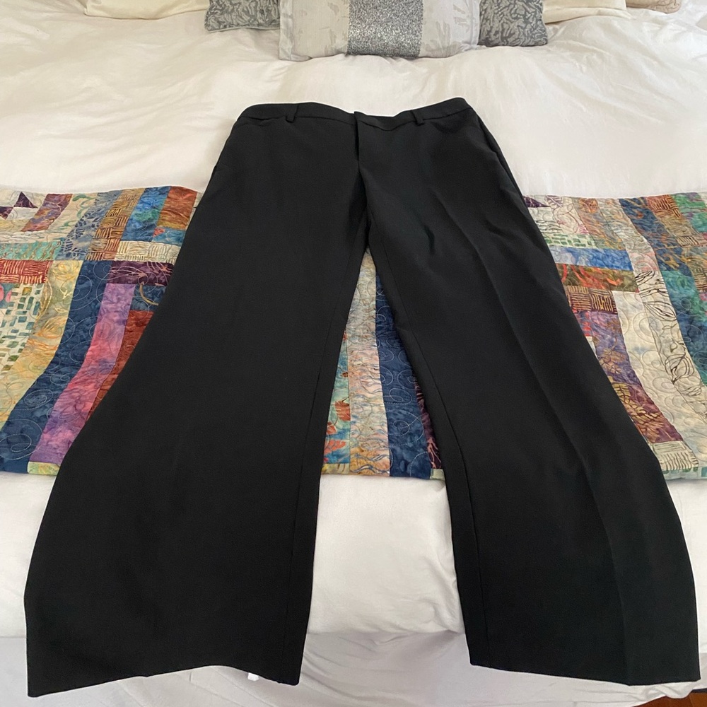 Black Wide-Leg Trousers